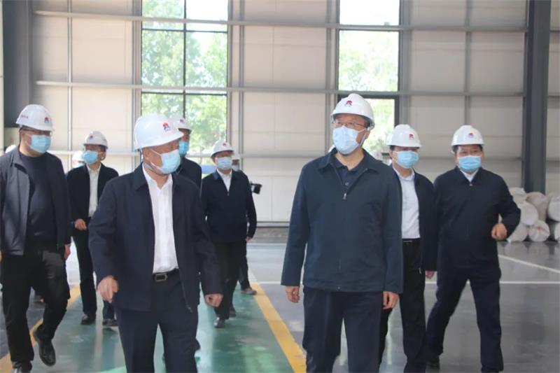 省人大常委會黨組副書記、副主任馬懿帶隊到義瑞新材調(diào)研指導(dǎo)